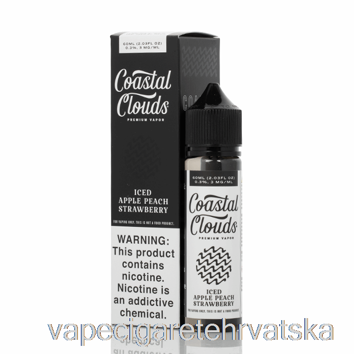 Vape Hrvatska Ledena Jabuka Breskva Jagoda - Obalni Oblaci Co. - 60 Ml 0 Mg